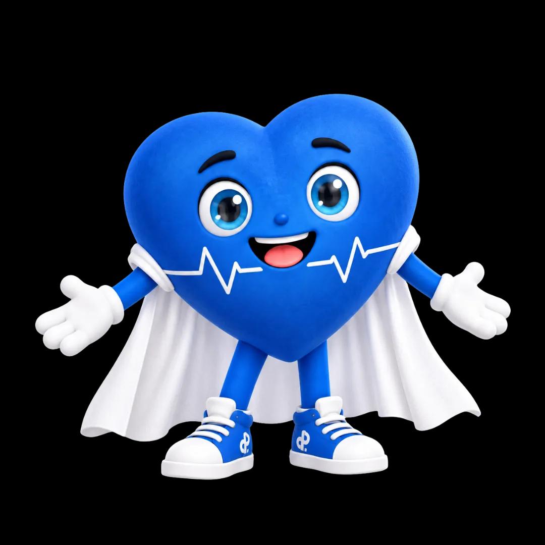 Mascot Trái tim Pharbaco