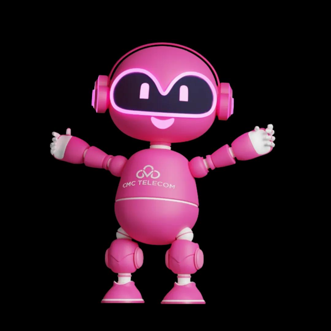 Mascot Robot Người CMC