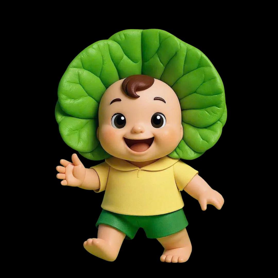 Mascot Bé Yoosun Rau má