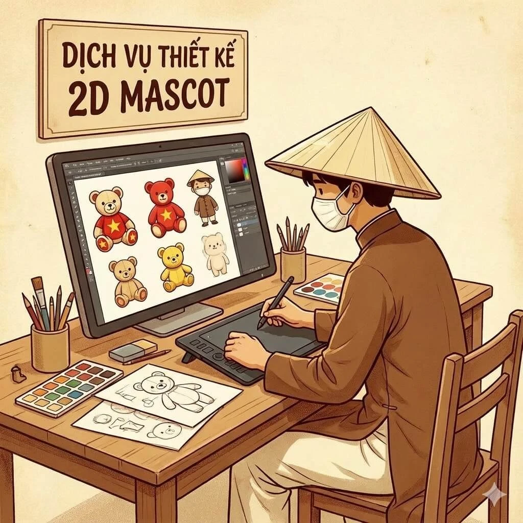 Thiết kế Mascot 2D & 3D