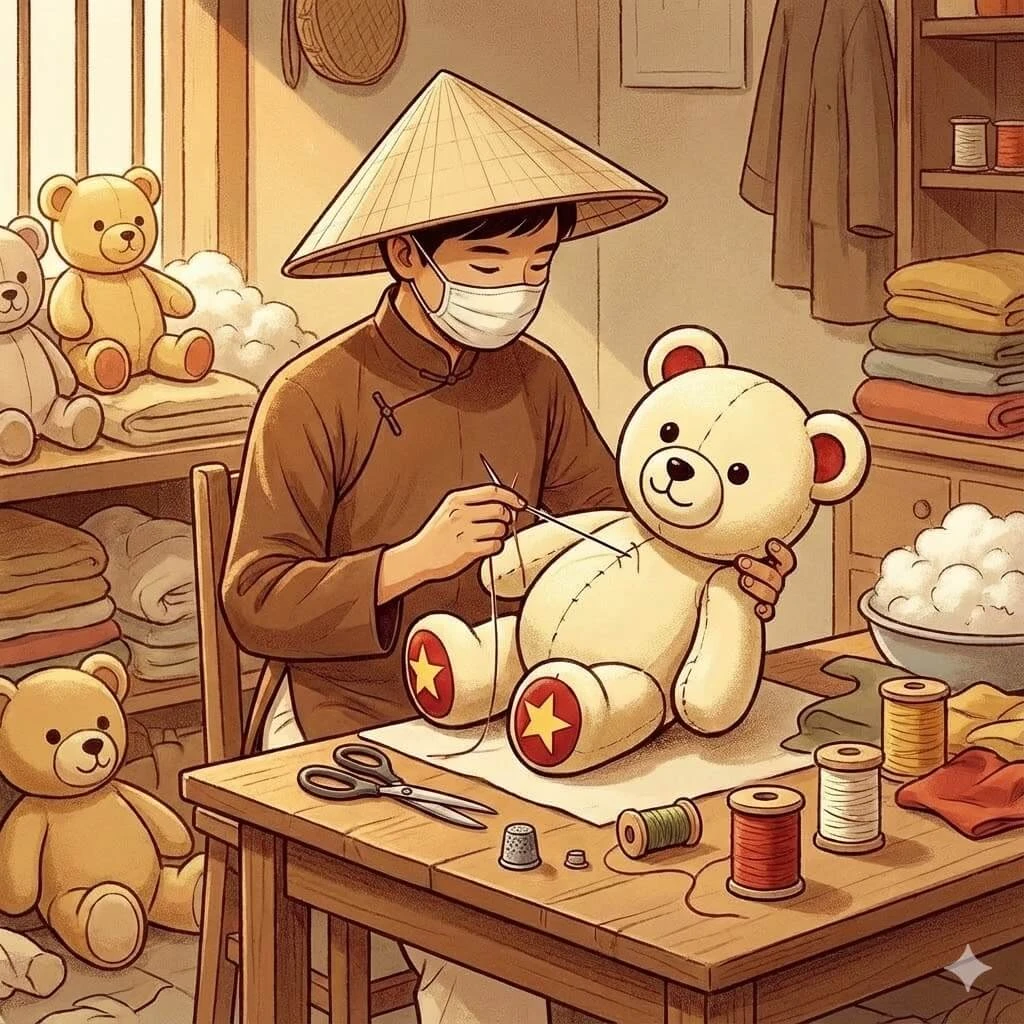 Sản xuất Gấu Bông