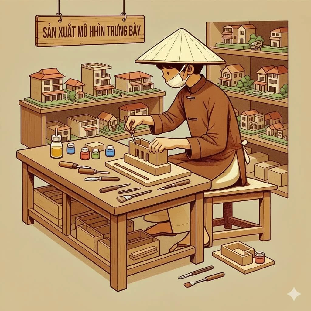 Sản xuất Mô Hình Trưng Bày